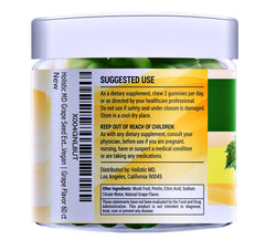 Close view of polyphenols concept on label or packaging