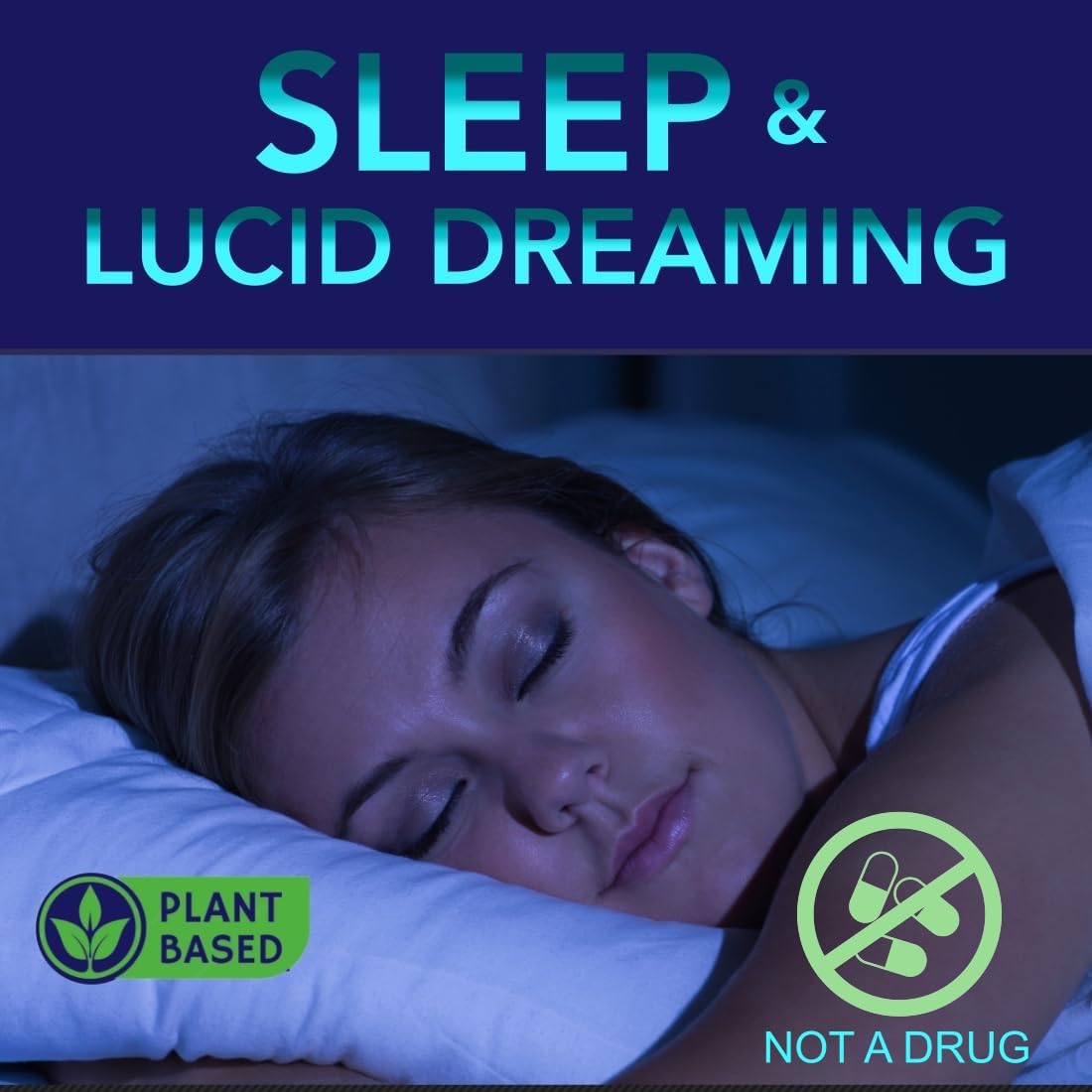 Holistic MD Lucid Dreams alpha gpc gummies for clearer mornings after sleep.