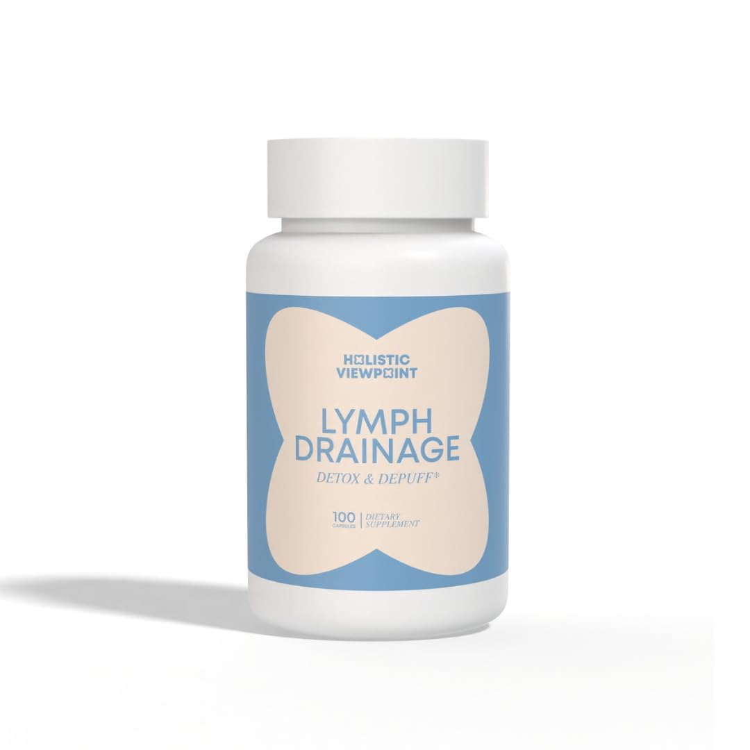 Holistic Viewpoint Lymph Drainage bottle front promotes daily detox-support routine.