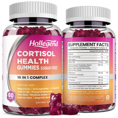 HOLLEGEND cortisol gummies bottle for daily stress support