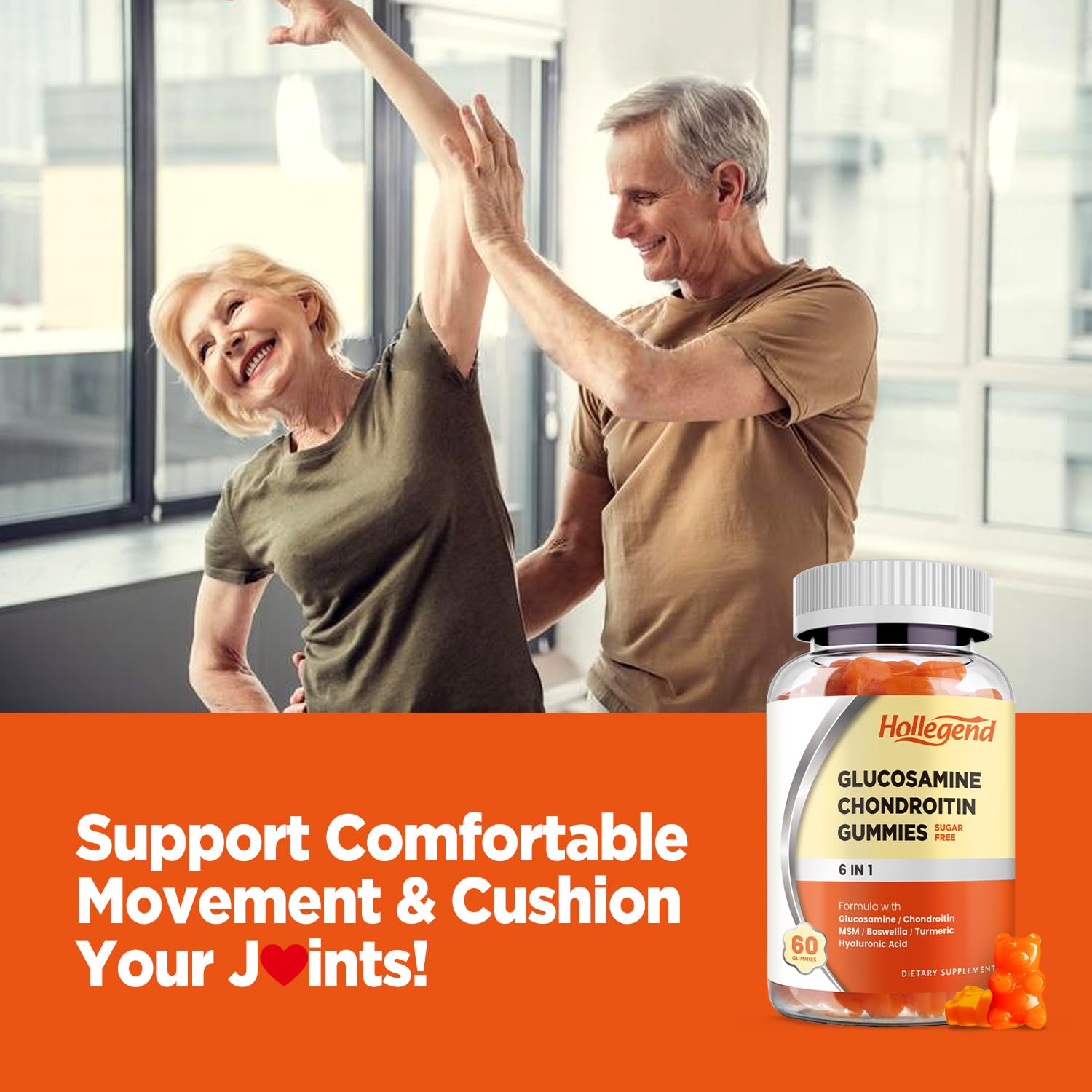 HOLLEGEND 120-count pack image ready for monthly supplementation