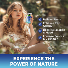 HOLLEGEND L-Theanine Gummies with ashwagandha blend ingredient visual.