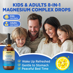 HOLLEGEND magnesium drops ingredient icons show D3, K2, zinc presence