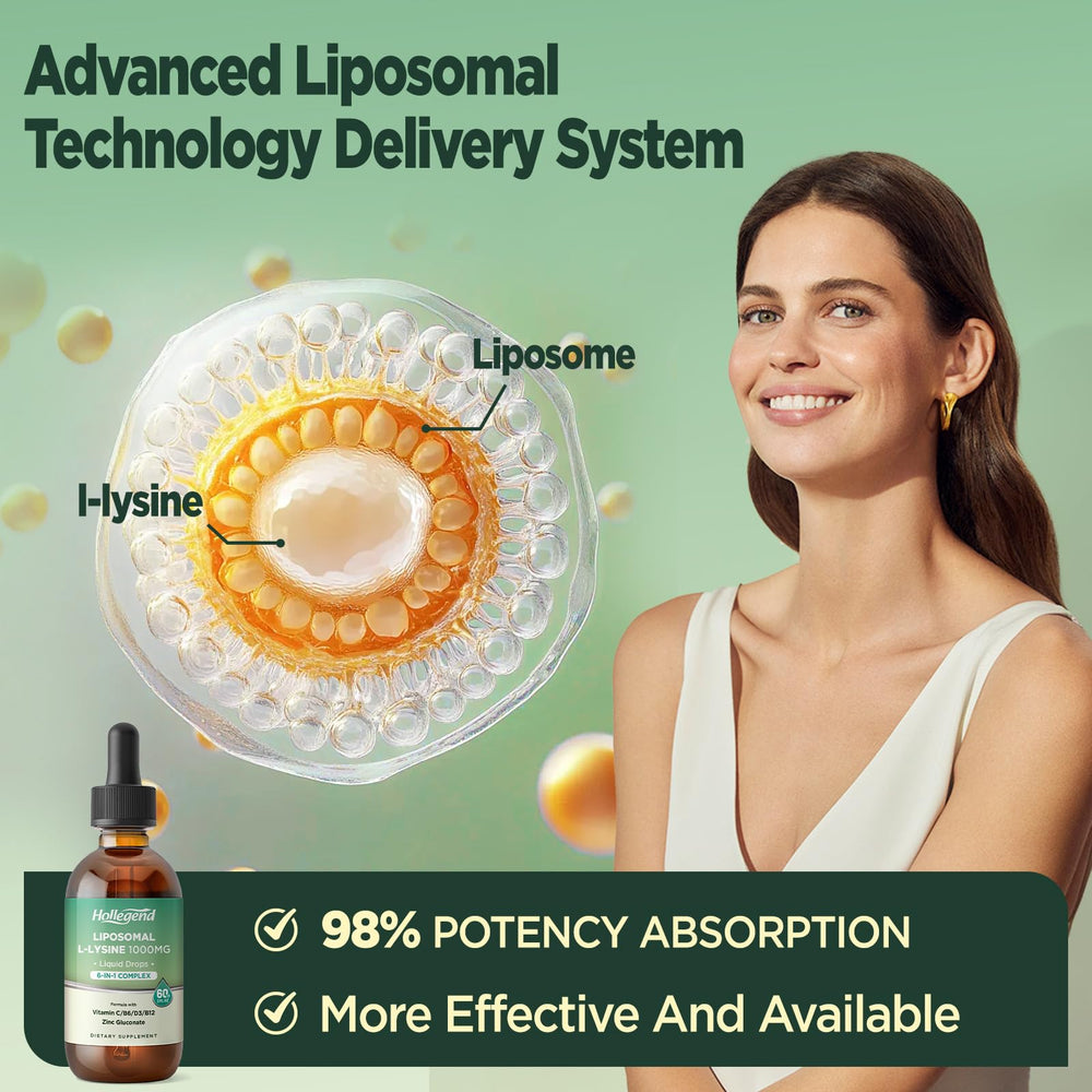 HOLLEGEND vitamin-enriched lysine complex supports immune and skin routines
