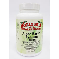 Holly Hill Health Foods algae-based calcium bottle for bone support