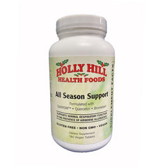 Holly Hill Health Foods All Season Support bottle front view for seasonal comfort.