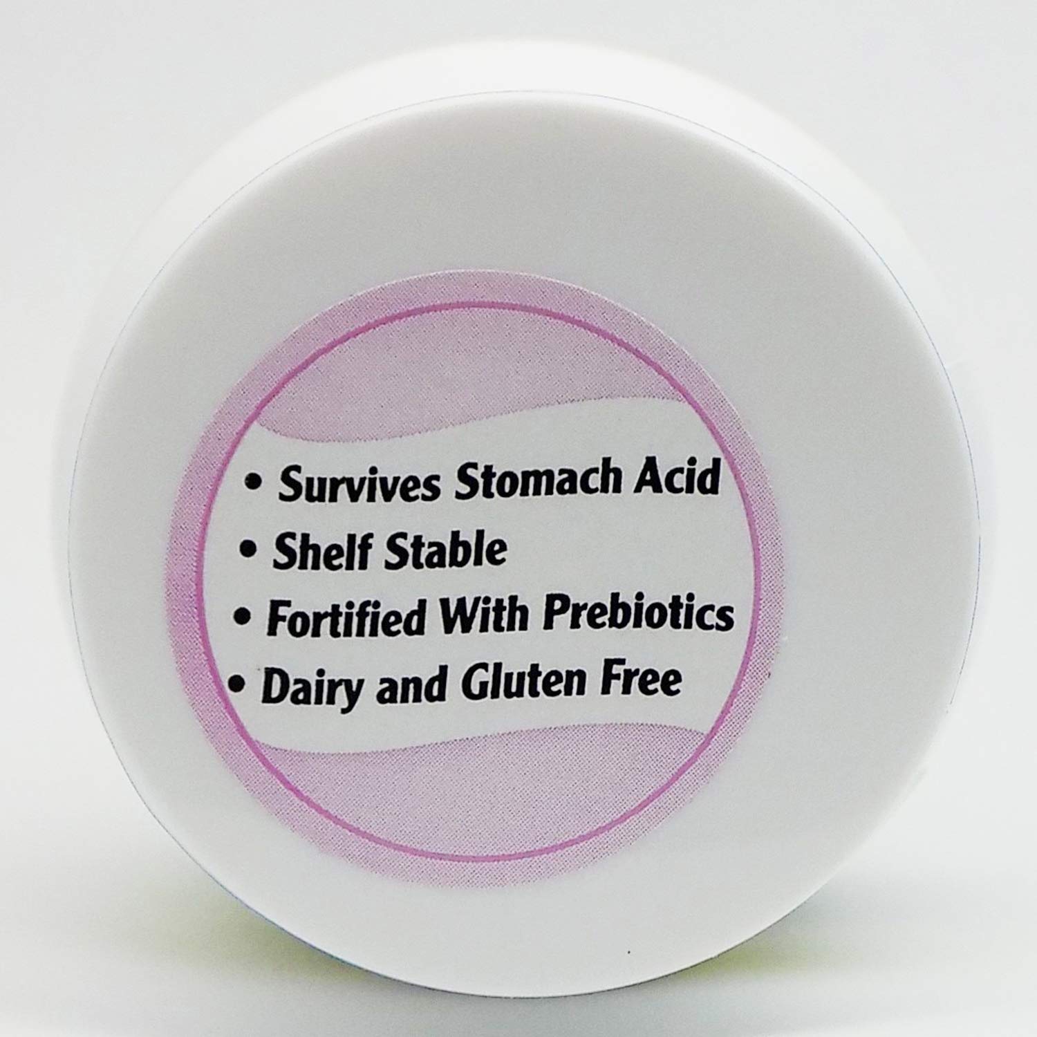 Holly Hill dairy-free gluten-free probiotic capsules for sensitive diets.
