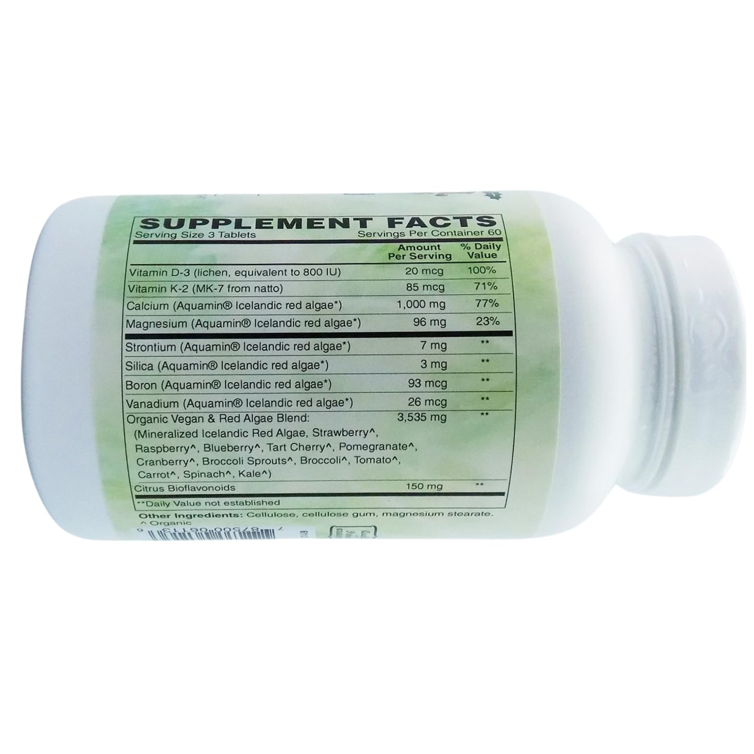 Holly Hill Health Foods Arctic Aquamin minerals image highlighting minerals from Iceland
