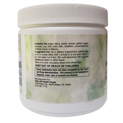 Holly Hill Health Foods magnesium powder dissolving in water for a refreshing effervescent drink