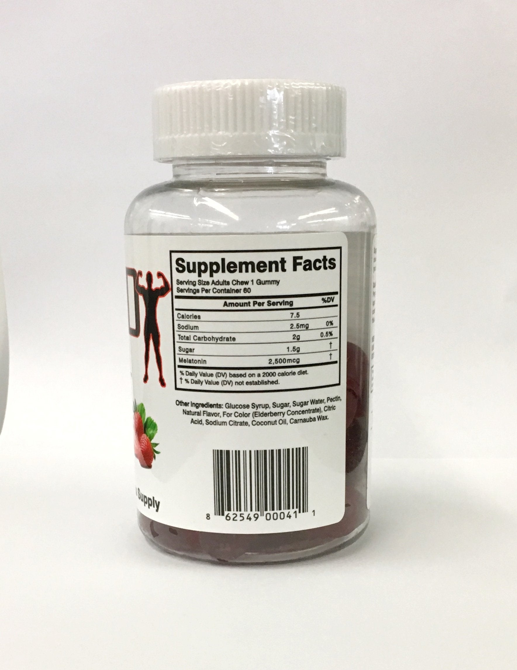 Hollywood Pro Melatonin Gummies USA label emphasizing American formulation