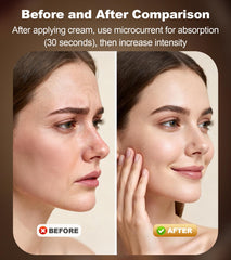 Holsn ergonomic massage head fits forehead and jawline smoothly