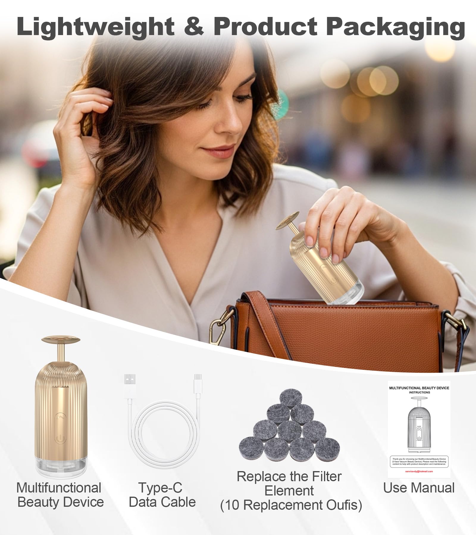 Holsn Gift-ready Facial Massager as a thoughtful present for loved ones.