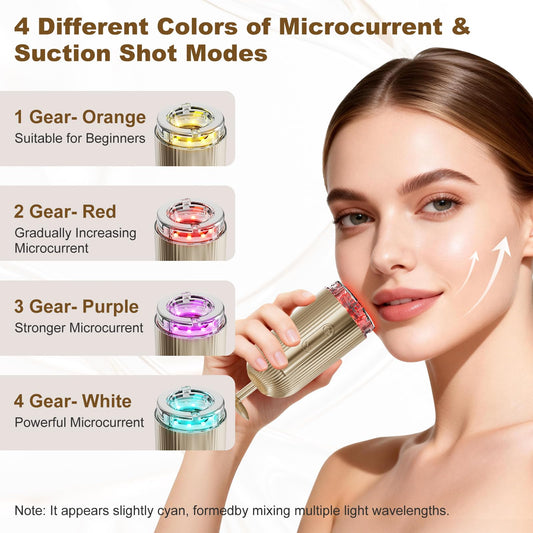 Holsn Face Massager Tool in Rose Gold color for elegant daily use.