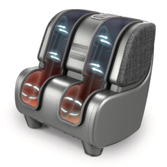 Homedics Deluxe Foot Massager showing full calf-to-toe coverage for targeted relief