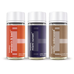 Homedics SereneScent Mandarin Basil 60ml refill bottle for an energizing mood.