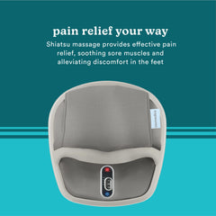 HoMedics Shiatsu Air Max Foot Massager rolling nodes close-up delivering deep-kneading massage.