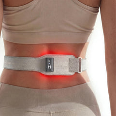 Homedics Wireless Infrared + Red Light Wrap, front view, targets muscle relief.