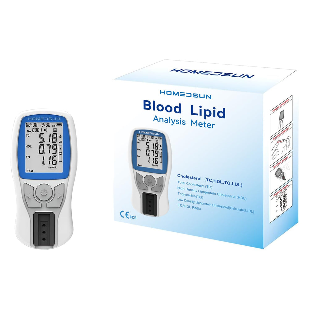 Homedsun HSLPM-102 device front view for quick at-home lipid testing