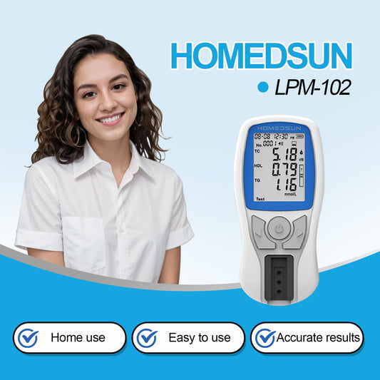 Homedsun HSLPM-102 test strips for precise readings at home
