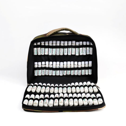 HomeoMart Banerji first-aid kit in zip case for quick home or office emergencies.