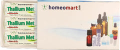 Homeomart Thallium Metallicum pellets pack shown for on-the-go convenience.