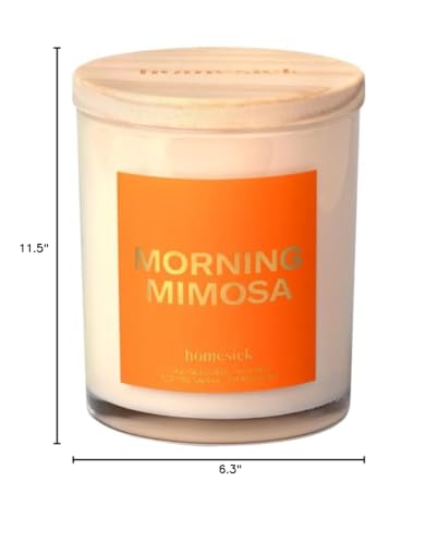 Homesick Morning Mimosa decorative setup, enhancing rooms with fresh citrus and honey notes.
