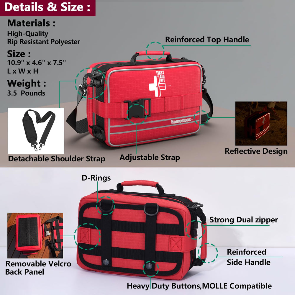 Homestockplus Durable 600D polyester outer shell resists wear.