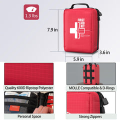 Homestockplus 600D polyester kit is durable for daily use.