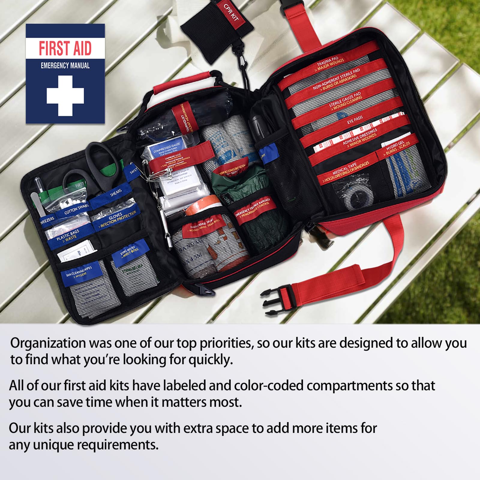 Homestockplus Advanced 324-Piece Kit rip-resistant fabric for durability
