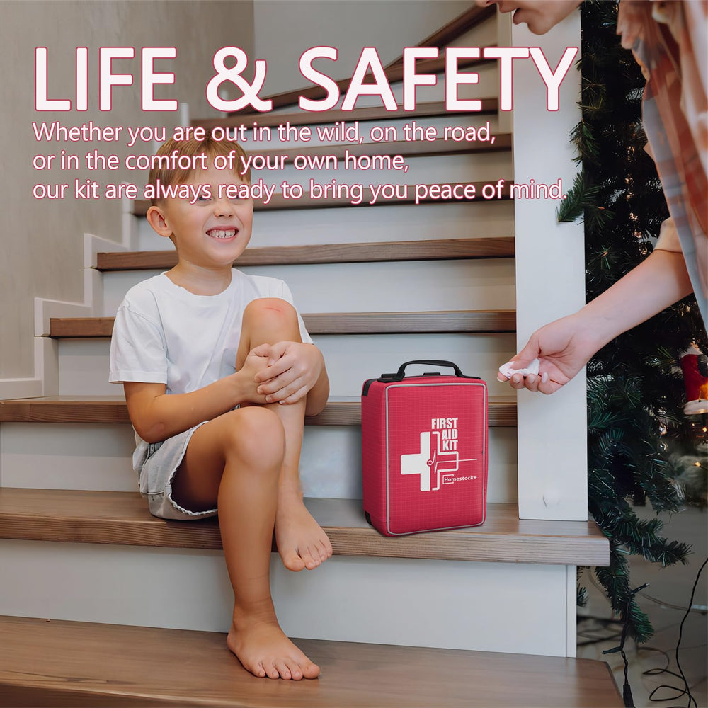 Homestockplus first aid kit organized contents for fast retrieval