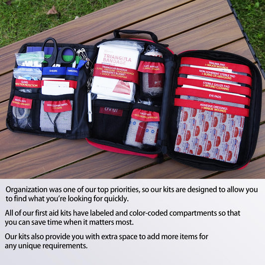 Homestockplus labeled compartments enable fast access during emergencies.