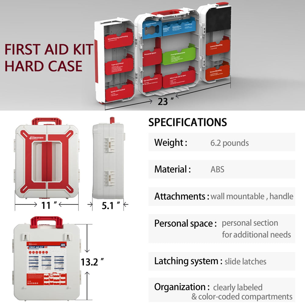 Homestockplus kit interior compartments organize supplies for fast emergencies.