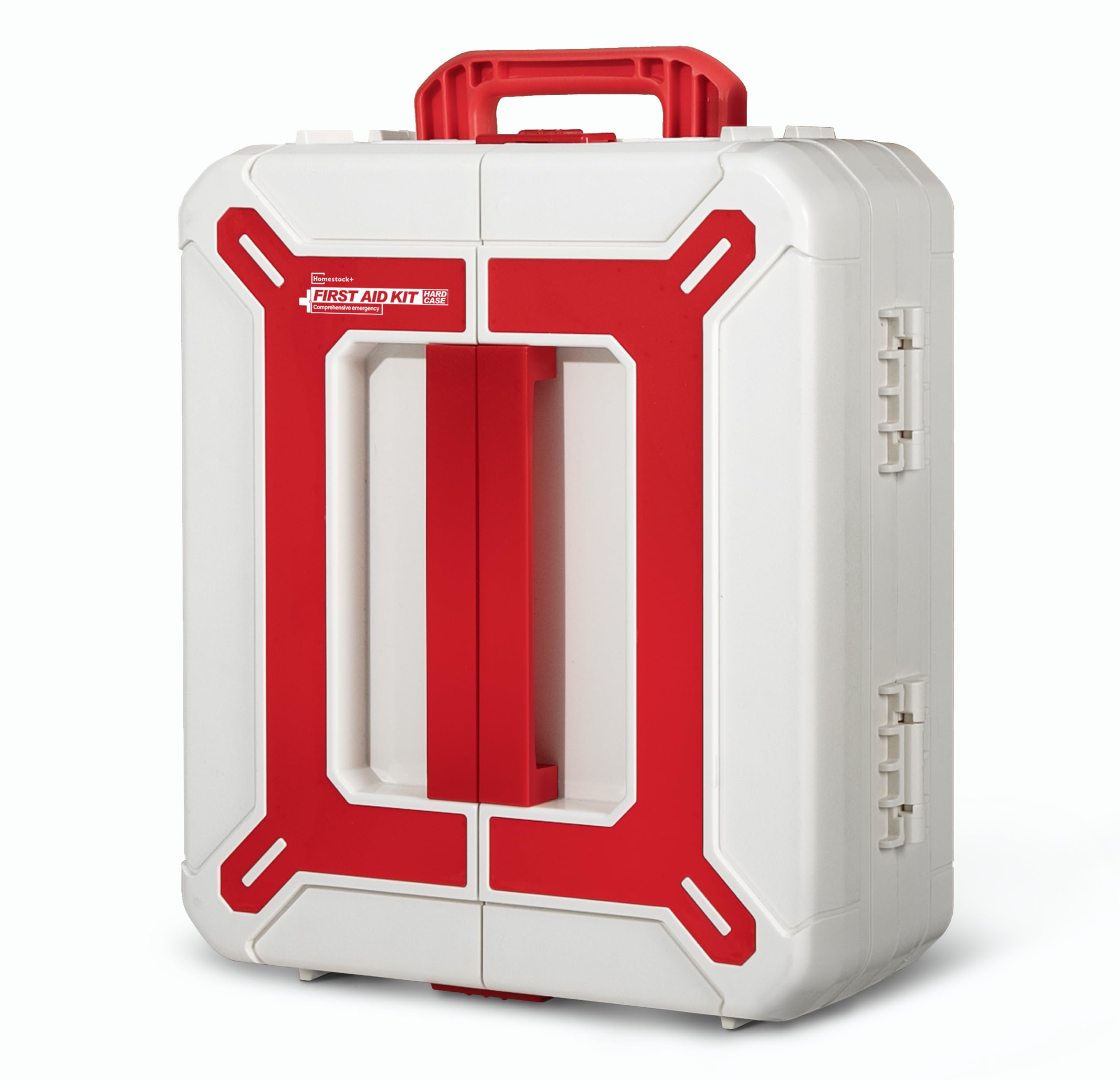 Homestockplus large first aid kit with wall-mount for quick office access.
