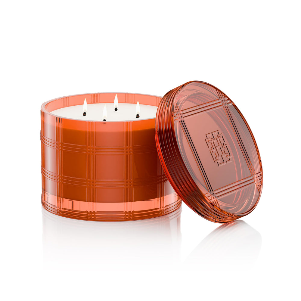 HomeWorx Hot Cider Donut candle wax closeup highlights rich texture
