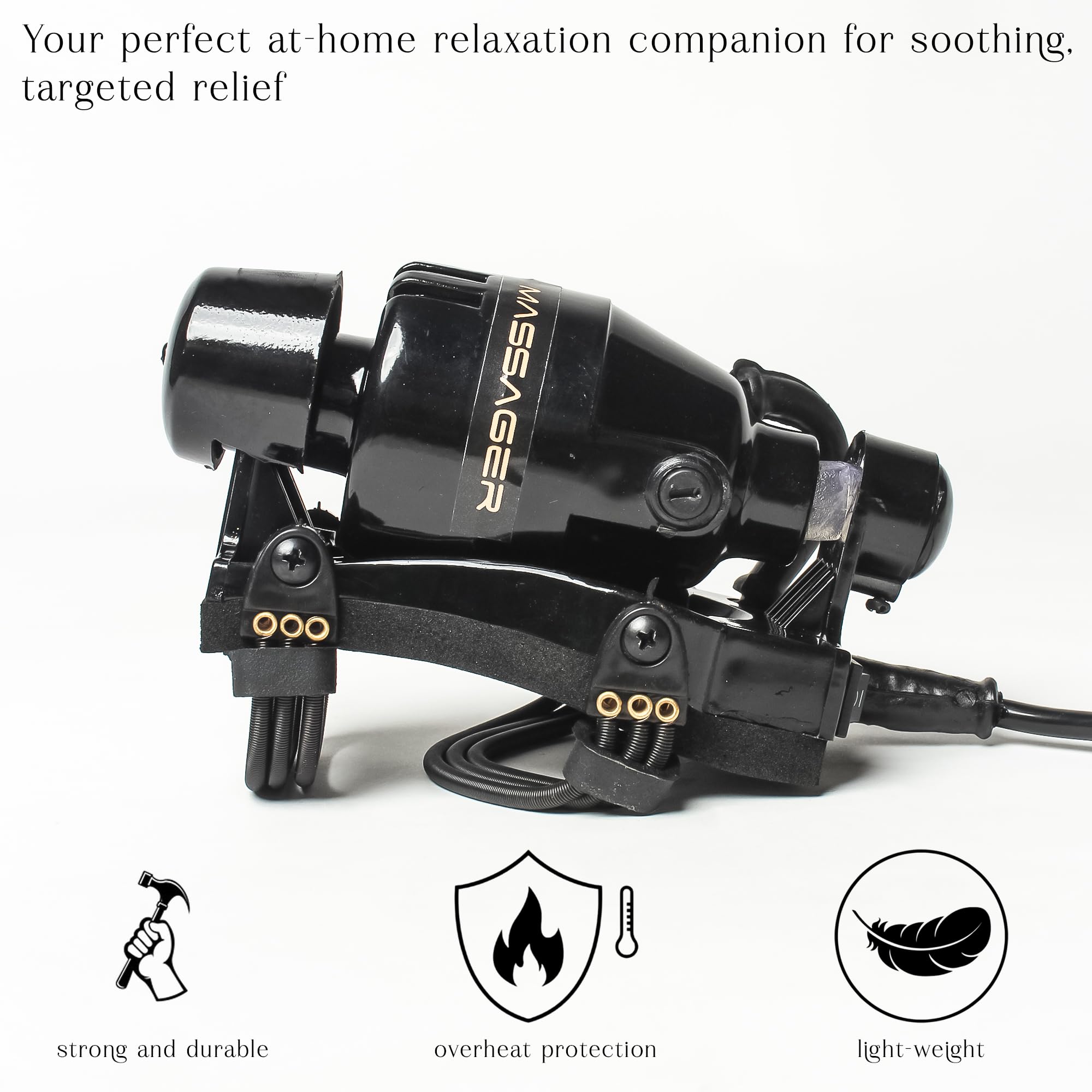 HOMORA ergonomic durable design fits easily in hand during routine