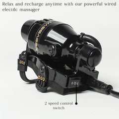 HOMORA full body massager in use on back relieving knots and fatigue
