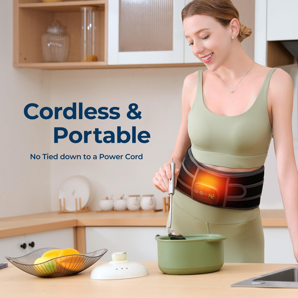 HOMRELEXA breathable fabric belt offers soft, secure comfort.