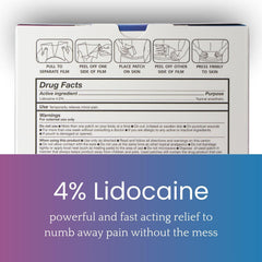 Discreet application of HONESTMED patch for on-the-go relief.