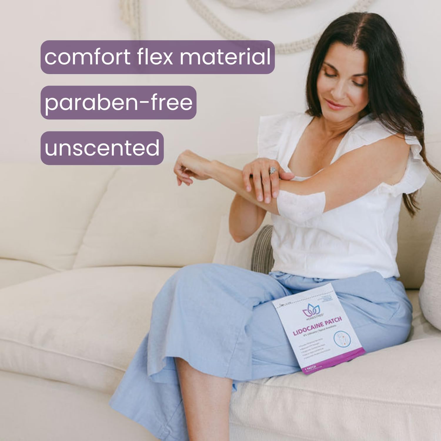 HONESTMED patch delivers up to 12 hours of relief.