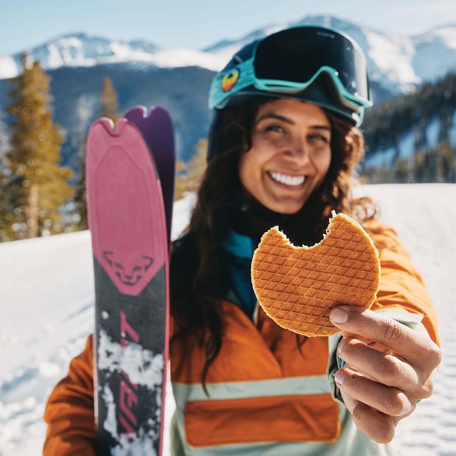 Honey Stinger waffle provides post-run recovery-friendly carbohydrate recharge.