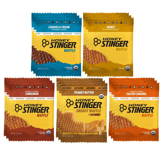 Honey Stinger energy waffle honey flavor for fast energy before workouts