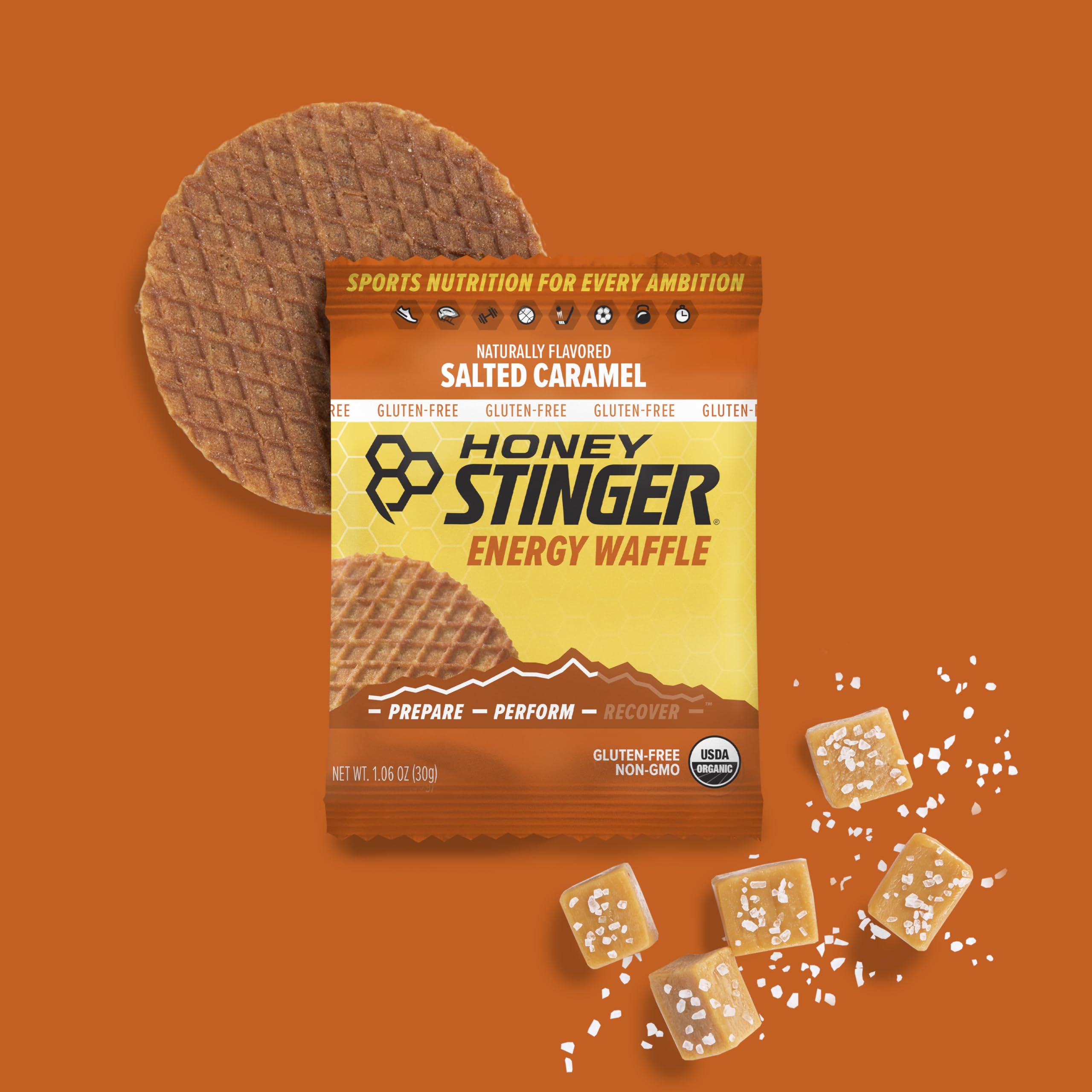 Gluten-free and non-GMO ingredients highlighted on packaging