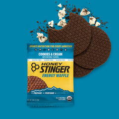 Individually wrapped waffles for portable, mess-free fueling during activities