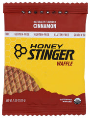 Honey Stinger Organic Cinnamon Waffle packaging displays the USDA Organic badge.