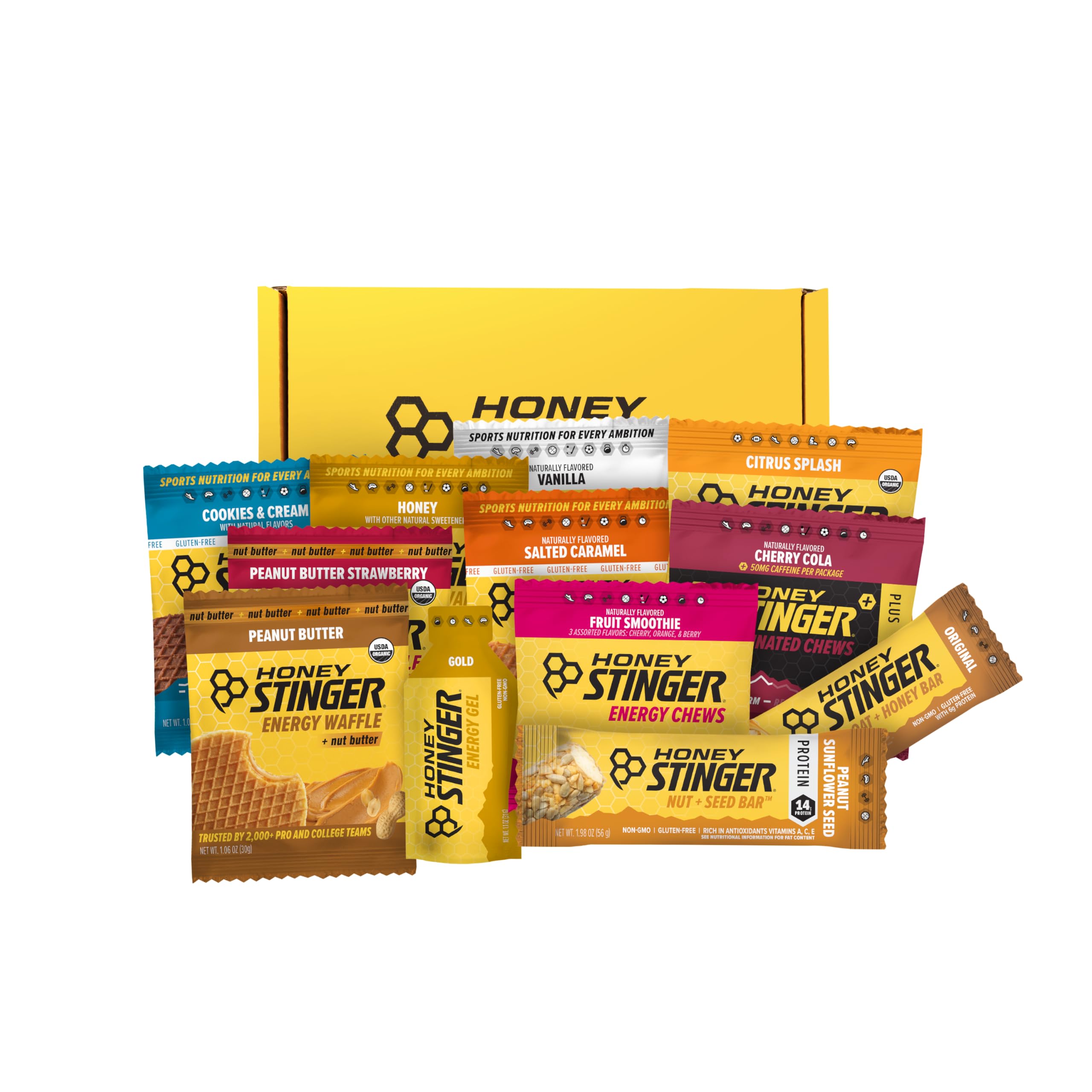 Honey Stinger Prepare energy waffles and bars for pre-workout fueling.