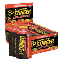 Honey Stinger energy gel Strawberry Kiwi 24-pack for on-the-go fueling