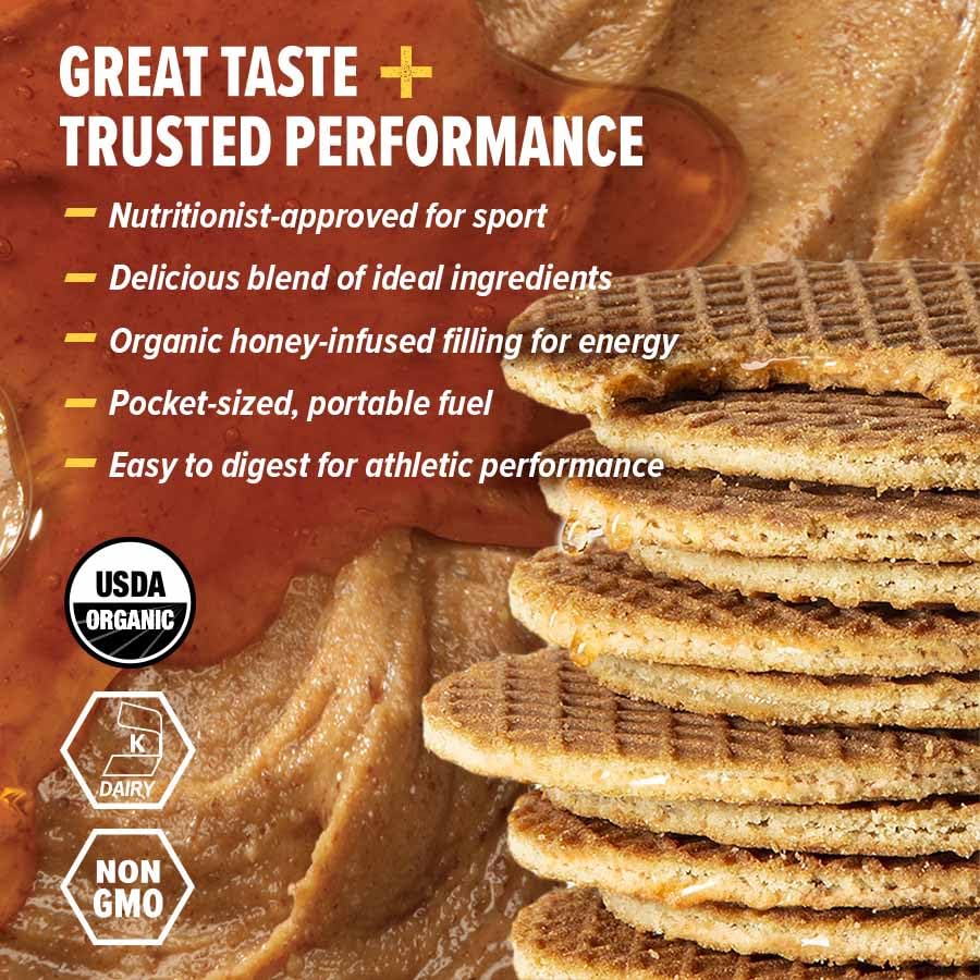 Honey Stinger USDA Organic label signals clean, natural ingredients.