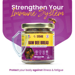 HoneyBeeZone packaging with glass jar communicates gluten-free, non-GMO quality.