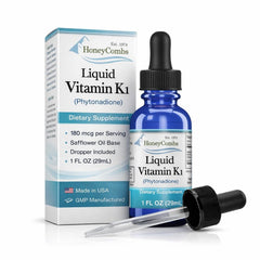 HoneyCombs Vitamin K Drops newborn bottle offers precise dosing for babies.