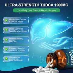 Honeylitte TUDCA 1200mg label details highlight vegan non GMO purity